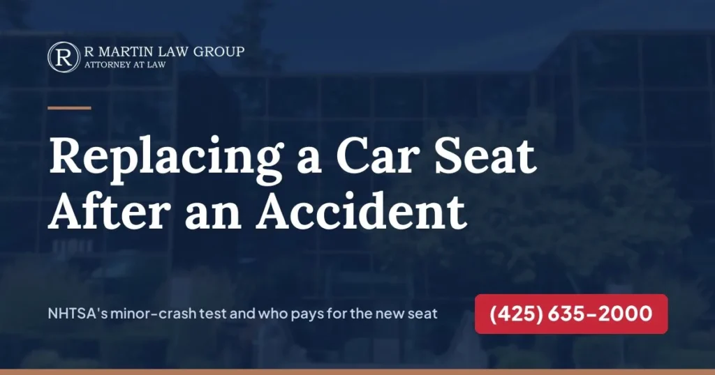 Replacing a car seat after an accident