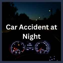 car accident at night