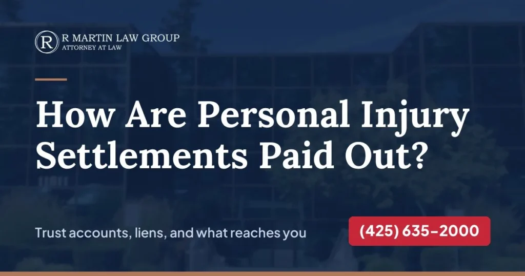 How personal injury settlements are paid out in Washington